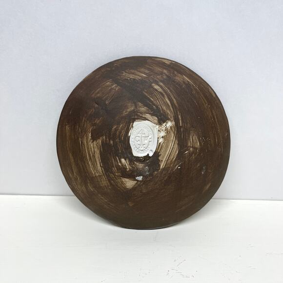 Colonial Williamsburg Restoration Pottery Slipware Plate Folk Art - Picture 3 of 6